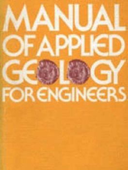 Paperback Manual of applied geology for engineers Book