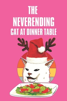 Paperback Cat Lover notebook: Funny Cat At Dinner Table. Christmas Cat lover gifts. This Cat Notebook or Cat Journal has an eye catching fun cover. Book