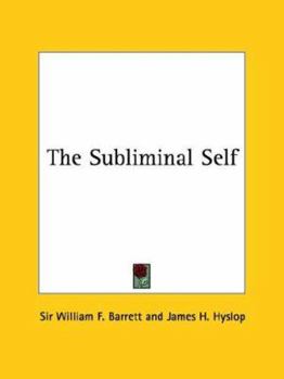 Paperback The Subliminal Self Book