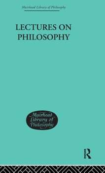 Hardcover Lectures on Philosophy Book