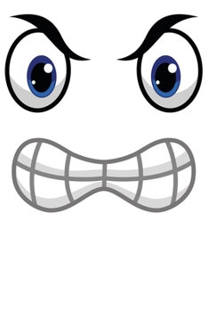 Smiley Emoticon: Notizbuch DIN A5 Blanko 120 Seiten Gesicht Lustige Mimik Comic Smilie Emotion Wütend  Blick Laune Ausdruck Geschenkidee & Weihnachten ... Planer Tagebuch Notizheft Notizblock