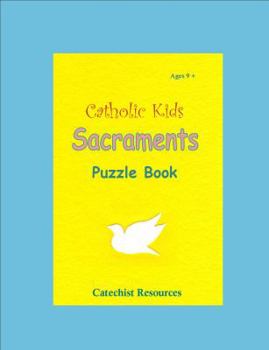 Paperback Catholic Kids Sacraments Puzzle Book Paperback Book