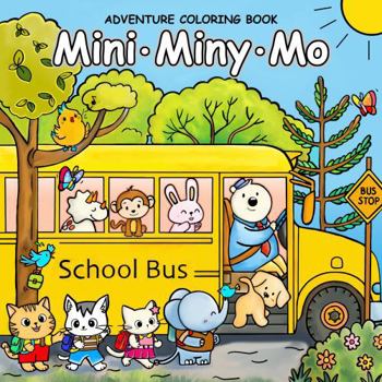 Paperback Mini Miny Mo Adventure Coloring Book
