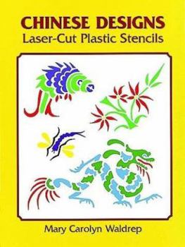 Paperback Chinese Designs Laser-Cut Plastic Stencils Book