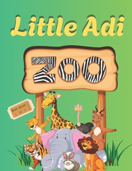 Paperback Little Adi: Zoo Book
