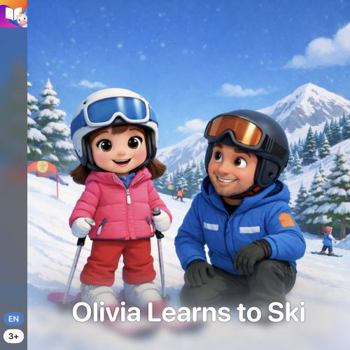 Paperback Olivia Learns to Ski: A First Ski Lesson Story for Kids (Olivia Tries Everything) Book