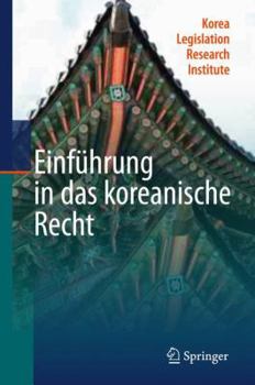 Hardcover Einführung in Das Koreanische Recht [German] Book