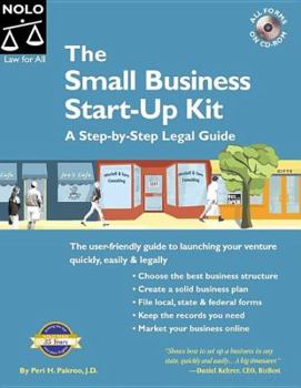 Paperback The Small Business Start-Up Kit [With CDROM] Book