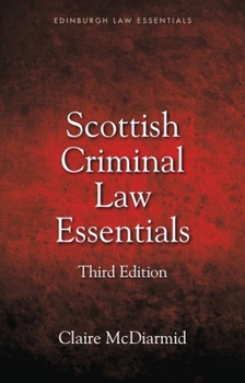Hardcover Scottish Criminal Law Essentials Book