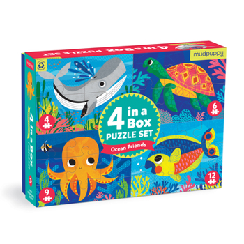 Misc. Ocean Friends 4-In-A-Box Puzzle Set Book