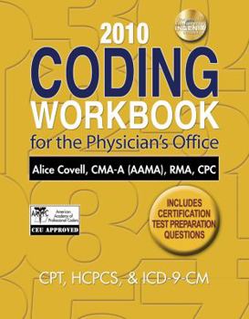 Paperback Coding Workbook for the Physician's Office [With CDROM] Book