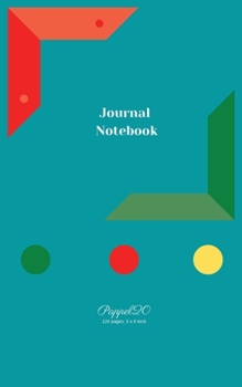 Journal Paper Notebook - Persian Green Cover- 124 pages- 5x8-Inches