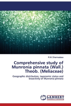 Paperback Comprehensive study of Munronia pinnata (Wall.) Theob. (Meliaceae) Book