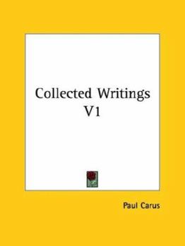 Paperback Collected Writings V1 Book