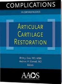 Paperback Articular Cartilage Restoration (Complications in Orthopaedics) Book