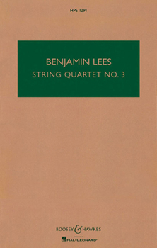 Paperback Benjamin Lees String Quartet No. 3 Book