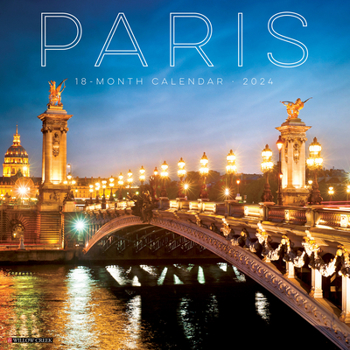 Calendar Paris 2024 12 X 12 Wall Calendar Book