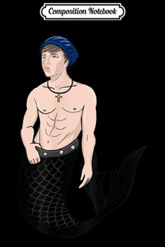 Composition Notebook: Merman Mermen Merboy Majestic Boy Mermaid Swimmer Boys Kids  Journal/Notebook Blank Lined Ruled 6x9 100 Pages