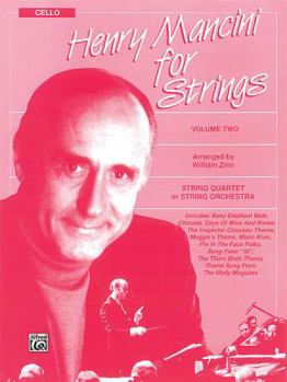 Paperback Henry Mancini for Strings, Vol 2: Cello Book