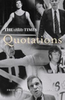 Hardcover The "Times" Quotations Book