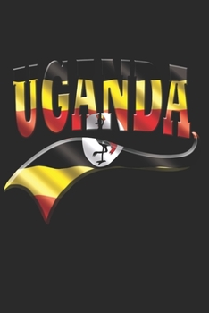 UGANDA NOTEBOOK: Uganda Notebook | college book | diary | journal | booklet | memo | composition book | 120 sheets - Dot Grid paper 6x9 inch