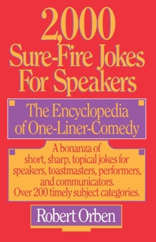 Paperback 2,000 Sure-Fire Jokes for Speakers: The Encyclopedia of One-Liner Comedy Book