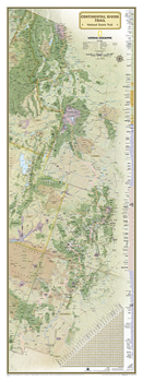 Map National Geographic Continental Divide Trail Wall Map - Laminated (18 X 48 In) Book