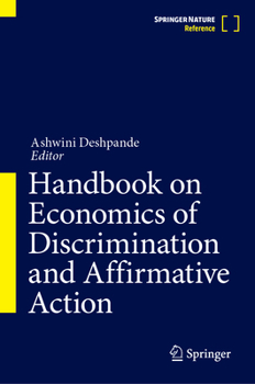 Hardcover Handbook on Economics of Discrimination and Affirmative Action Book