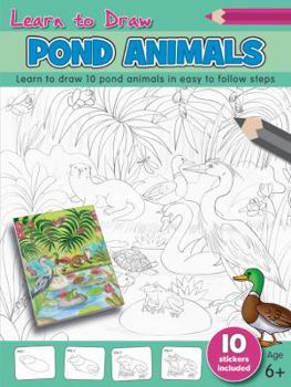 Paperback Learn to Draw - Pond Animals Book