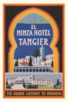 Paperback Vintage Journal El Minza Hotel, Tangier, Morocco Book