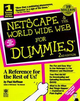 Paperback Netscape and the World Wide Web for Dummies Book