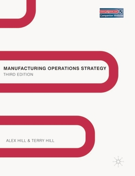 Paperback Manufacturing Operations Strategy: Texts and Cases Book