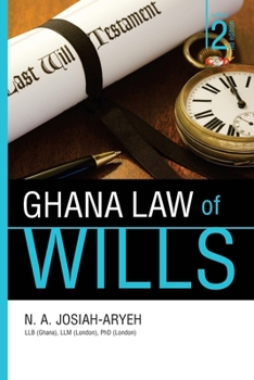 Paperback Ghana Law of Wills Book
