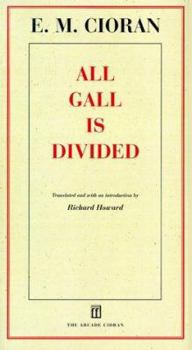 Hardcover All Gall is Divided: Aphorisms Book