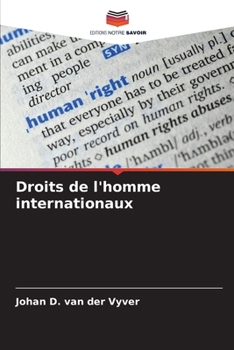 Paperback Droits de l'homme internationaux [French] Book