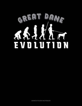 Paperback Great Dane Evolution: Genkouyoushi Notebook Book
