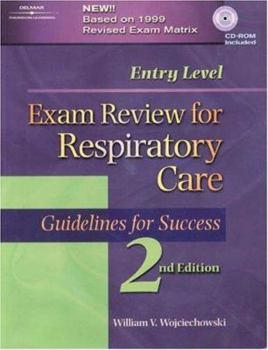Paperback Entry Level Exam Review for Respiratory Care Book