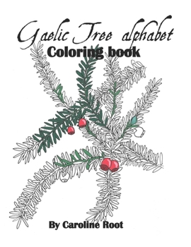 Paperback Gaelic Tree Alphabet Coloring Book