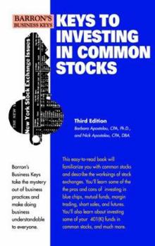 Paperback Key to Investing in Common Stocks Book