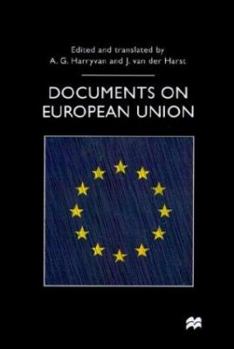 Documents On European Union - Book  of the Documents in History