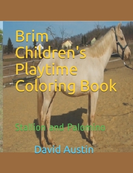 Paperback Brim Children's Playtime Coloring Book: Stallion and Palomino Book