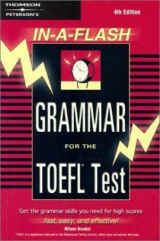 Paperback In-A-Flash: Grammar for the TOEFL Exam Book