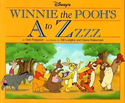 Hardcover Disney's Winnie the Pooh's A to Zzzz Book
