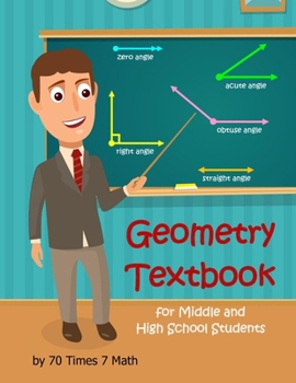 Paperback Geometry Textbook for Middle and High School Students Book