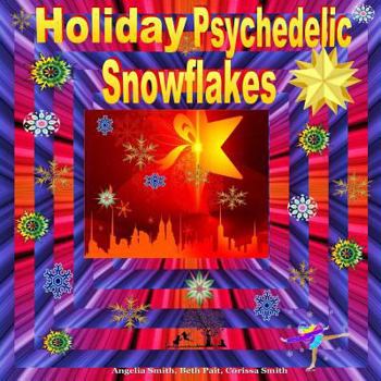 Paperback Holiday Psychedelic Snowflakes Book