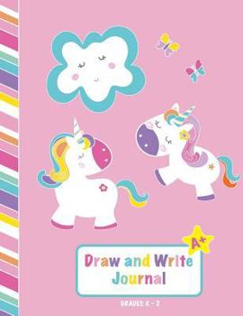 Draw and Write Journal: Grades K-2: Primary Composition Notebook, Top Half for Drawing, Bottom Half Lined for Writing Practice (Solid Primary Lines + Dotted Middle Lines), 0.5 Inch Ruled, 8.5x11 Inch 