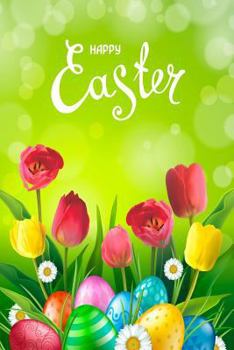 Paperback Happy Easter: Isometric Dot Pape Notebook for Kids Featuring 120 Pages 6x9 Book