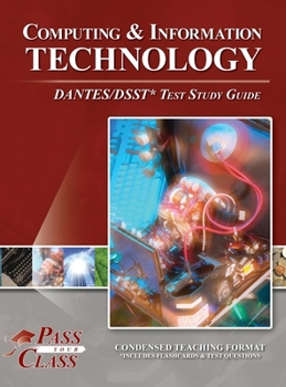 Hardcover Computing and Information Technology DANTES / DSST Test Study Guide Book