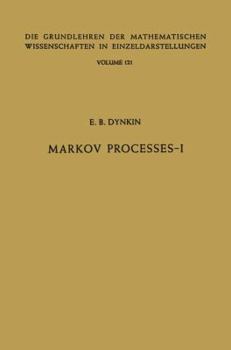 Paperback Markov Processes: Volume I Book