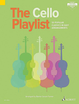 Paperback Cello Playlist: 50 Popular Classics in Easy Arrangements Book/Online Audio Book